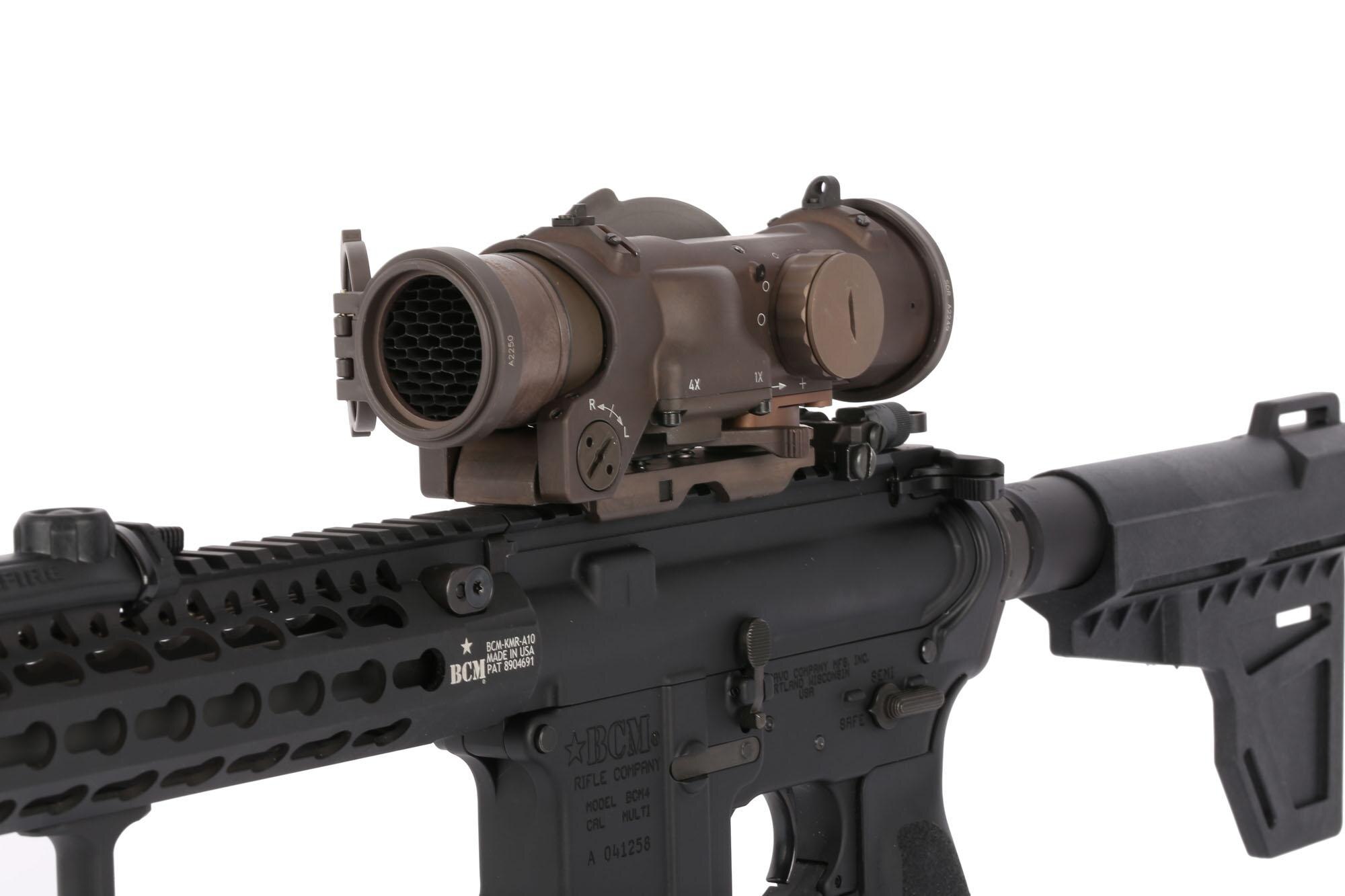 ELCAN SpecterDR Dual Role 1x/4x 5.56 Optical Sight Flat Dark Earth DFOV14T1